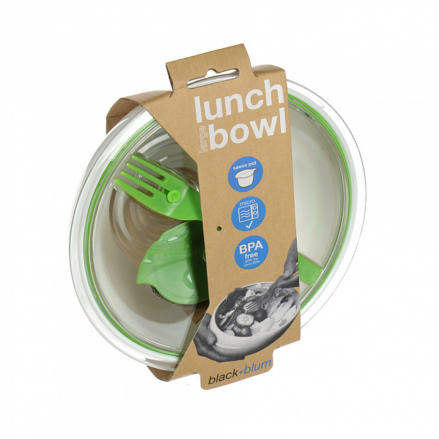 Ланч-бокс Lunch bowl Black+Blum, лайм 000000000001123290