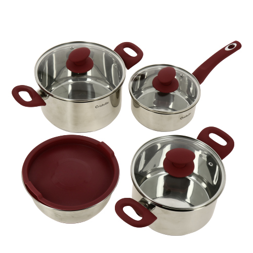 Набор посуды Cristelle 7 предметов нержавеющая сталь Cr2324 000000000001200008