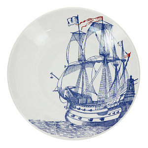 Тарелка Соната Океан Кубаньфарфор, 19 см 000000000001172260