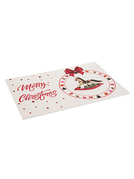 Плейсмат 45х30см Новый год в ассортименте ПВХ 000000000001228981