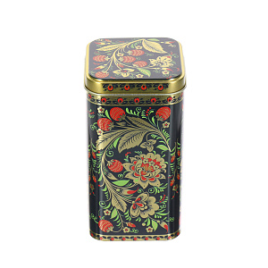 Жестяная банка Золотая Хохлома 000000000001137829