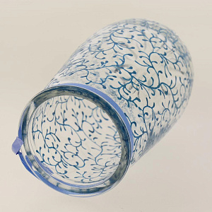 Стеклянная ваза-карандашницавысотой 120 мм Ручная роспись по тонировке 9014/120/r12012.1 000000000001194602