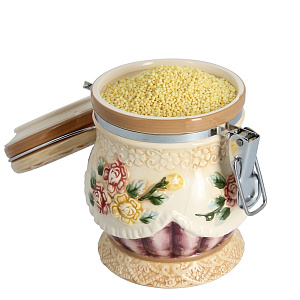 Банка для сыпучих продуктов Романтика Коралл, 650мл 000000000001109204