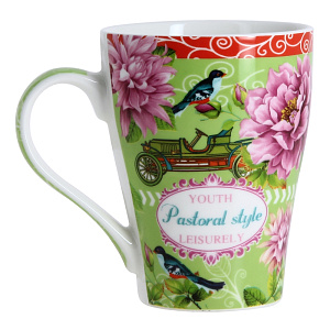 Кружка Цветы Прогресс, 300мл 000000000001135031