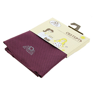 Скатерть DE'NASTIA D150см дизайн-2 100%Полиэстер E000008 000000000001124313