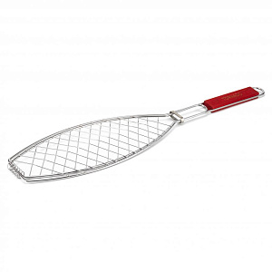 Решетка для гриля 16х37х64см длина ручки 27см сталь с оцинкованным покрытием 000000000001218536