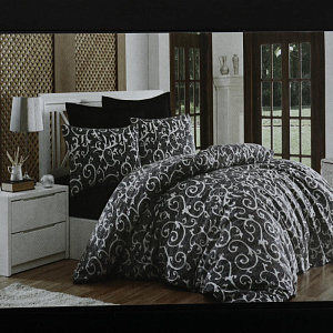 Комплект постельного белья евро ПОСУДА ЦЕНТР вензель 80%хлопок20%полиэстер 000000000001185324