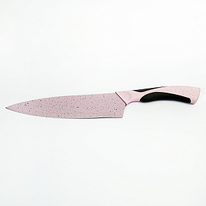 Шеф нож 20см, розовый, нержавеющая сталь, R010630 000000000001196196