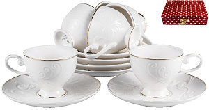 Набор кофейный фарфор 12шт 6чашек 100мл+6блюдец пд/уп ЕВНИКА Balsford 101-30052 000000000001194001