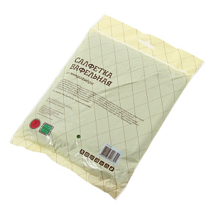 Салфетка вафельная DE'NASTIA 40х60см микрофибра T977009 000000000001124747