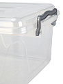 Контейнер для хранения 6л FORA квадратный с клипсами полипропилен 000000000001227306