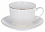 Набор чайный фарфор 4шт 2 чашки 235мл + 2 блюдца квадратная подарочная упаковка ШЁЛК Balsford 101-01020 000000000001193963