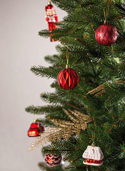 Декоративное украшение Набор для ели 6см 12шт MANDARIN полистирол 000000000001209381