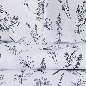 Комплект постельного белья 1,5-спальный ЭТЕЛЬ Стрекозы пододеяльник 143х215см простынь 150х214см наволочки 70х70см-2шт бязь хлопок 000000000001210755