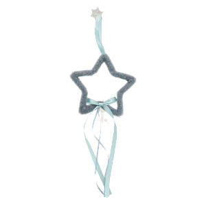 Декоративное украшение Звёздочка/Елочка/Сердечко 13см DARLENS голубой 000000000001209881