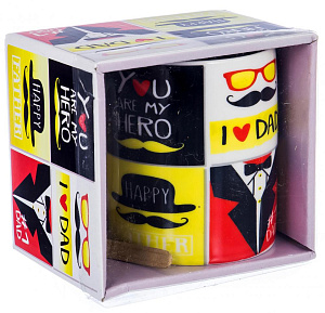 Кружка 350мл OLAFF Моему папе подарочная упаковка фарфор 000000000001184081