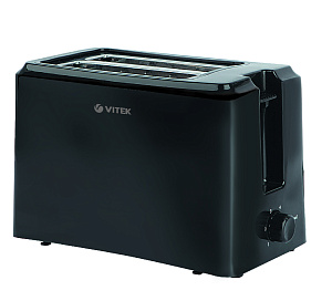 Тостер VITEK, мощность 750Вт, количество отделений 2, термоизолированный корпус, вес  1,1 кг, длина сетевого шнура 1 м, VT-7159 000000000001193151