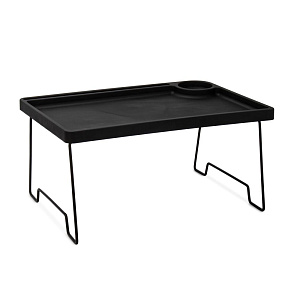 Столик-поднос 52x35x24см FORA складной черный полипропилен 000000000001224921