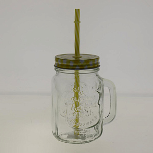 Кружка-банка 400мл M020133/R030204 стекло 000000000001170136