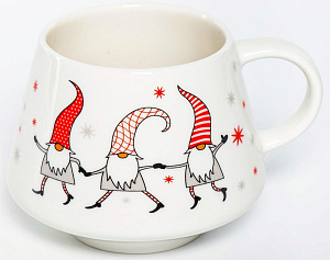 Кружка 450мл OLAFF ГНОМИКИ в ассортименте фарфор 000000000001209257