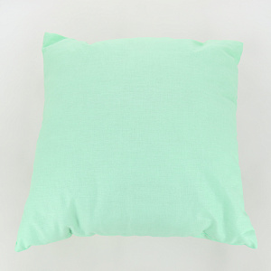 Подушка декоративная 40х40см HOLLOW FIBER без канта мятная наполнитель холлофайбер покрытие бязь плотность125гр/м2 хлопок 000000000001212149