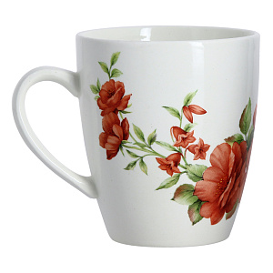 Кружка Розы-3 КУБАНЬФАРФОР, 370мл 000000000001157226