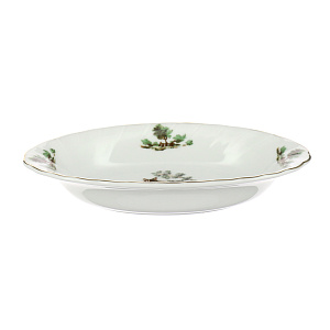 Овальное блюдо Охота Porcelaine Czech Gold Hand s.r.o., 15 см 000000000001136116