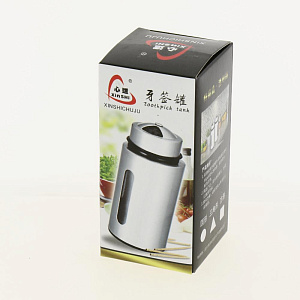 Солонка с дозатором 10см M010158/R010303 нержавеющая сталь 000000000001179035