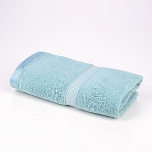 Полотенце 30х60см Dina Me бордюр репс мятное 100% хлопок 000000000001208714