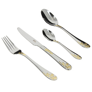 Набор столовых приборов Lara, нержавеющая сталь, 24 предмета 000000000001163474