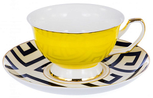 Пара чайная 200мл/блюдце BALSFORD Палитра Янира солнце фарфор 000000000001185935