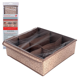 Органайзер 40х40х13см МУЛЬТИДОМ Винтаж, 6 отделений для хранения вещей МТ70-62 000000000001204008