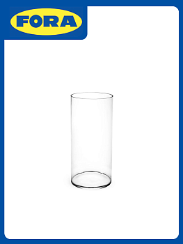 Ваза цилиндр 23х10см FORA стекло 000000000001224300