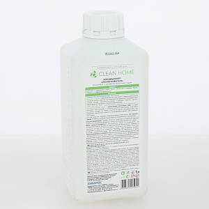 Кондиционер-ополаскиватель для белья 1л CLEAN HOME с ароматом яблоневых садов для стиральных машин любого типа. Придает белью мягкость и свежесть. 000000000001213109