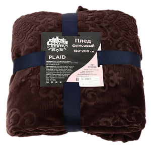 Плед 2-спальный 150х200см ПОСУДА ЦЕНТР корал флис 000000000001177754