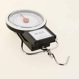 Безмен LUAZON HOME до22кг цена деления 250г механический черный металл 000000000001186371