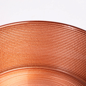 Салатник 21см GLASSCOM прямые бортики copper стекло 000000000001211820