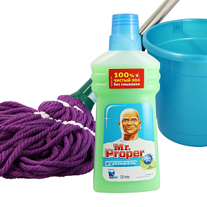 Моющая жидкость для мытья пола Лайм и Мята Mr.Proper P&G, 500мл 000000000001026552