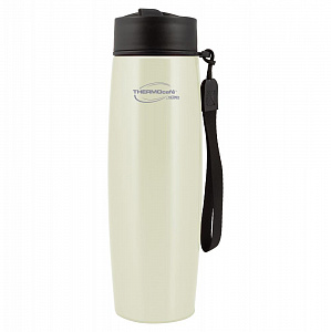 Термокружка из нержавеющей стали тм THERMOcafe by THERMOS Hiking-500 Red/Artic white/Grey 500мл 673503 000000000001195103