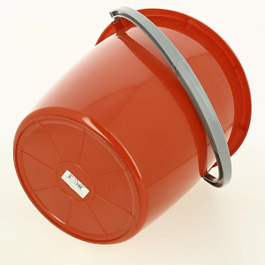 Ведро 12л ШЕФ ПОЛИМЕР. Экологически чистый ударопрочный материал.Усиленный Корпус.Утолщенное дно.Бортик усилен ребрами жесткости. Красное.Полипропилен 000000000001209403