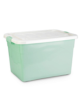 Контейнер для хранения 75л с крышкой ЦВЕТНОЙ в ассортименте полипропилен 000000000001227843