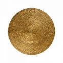 Салфетка сервировочная 35см DE'NASTIA золотистый меланж бисер 000000000001225833
