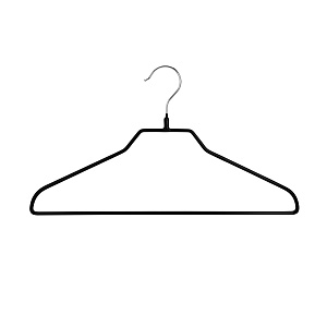 Вешалка 39,5см ПОСУДА ЦЕНТР металлическая с ПВХ покрытием черная 000000000001083680