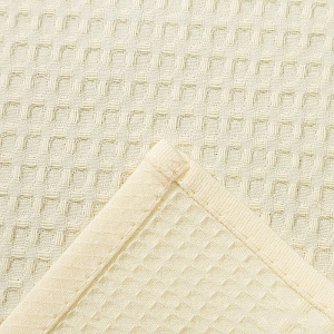 Полотенце "Доляна" жёлтый 35х60см, 100% хлопок, крупная вафля, пл.220г/м2 4576495 000000000001200150