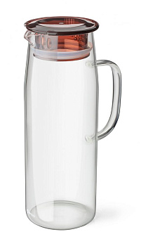 Кувшин с крышкой 1500мл APOLLO Gros стекло в крышке кувшина находится сито для фильтрации крупных частиц GRS-150 000000000001197688