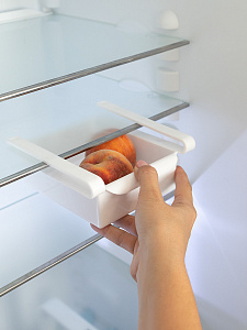 Органайзер для холодильника 15x16x5см белый пластик 000000000001214200