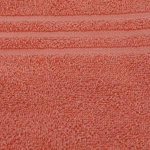 Полотенце махровое жаккард, 50х90 см, коралловыйD100084 000000000001195785