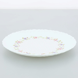 Тарелка десертная 19см КОРАЛЛ Gloria стеклокерамика 000000000001208033