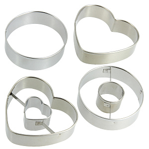 Набор форм для выпечки 2 предмета METALTEX нержавеющая сталь 000000000001155460