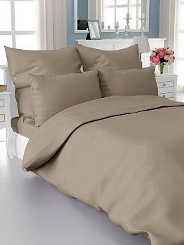 Пододеяльник DE'NASTIA 145х210см 100%Хлопок бежевый C010580 000000000001164843